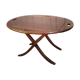 Table pliante bateau en acajou