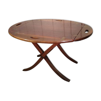 Mahogany boat folding table