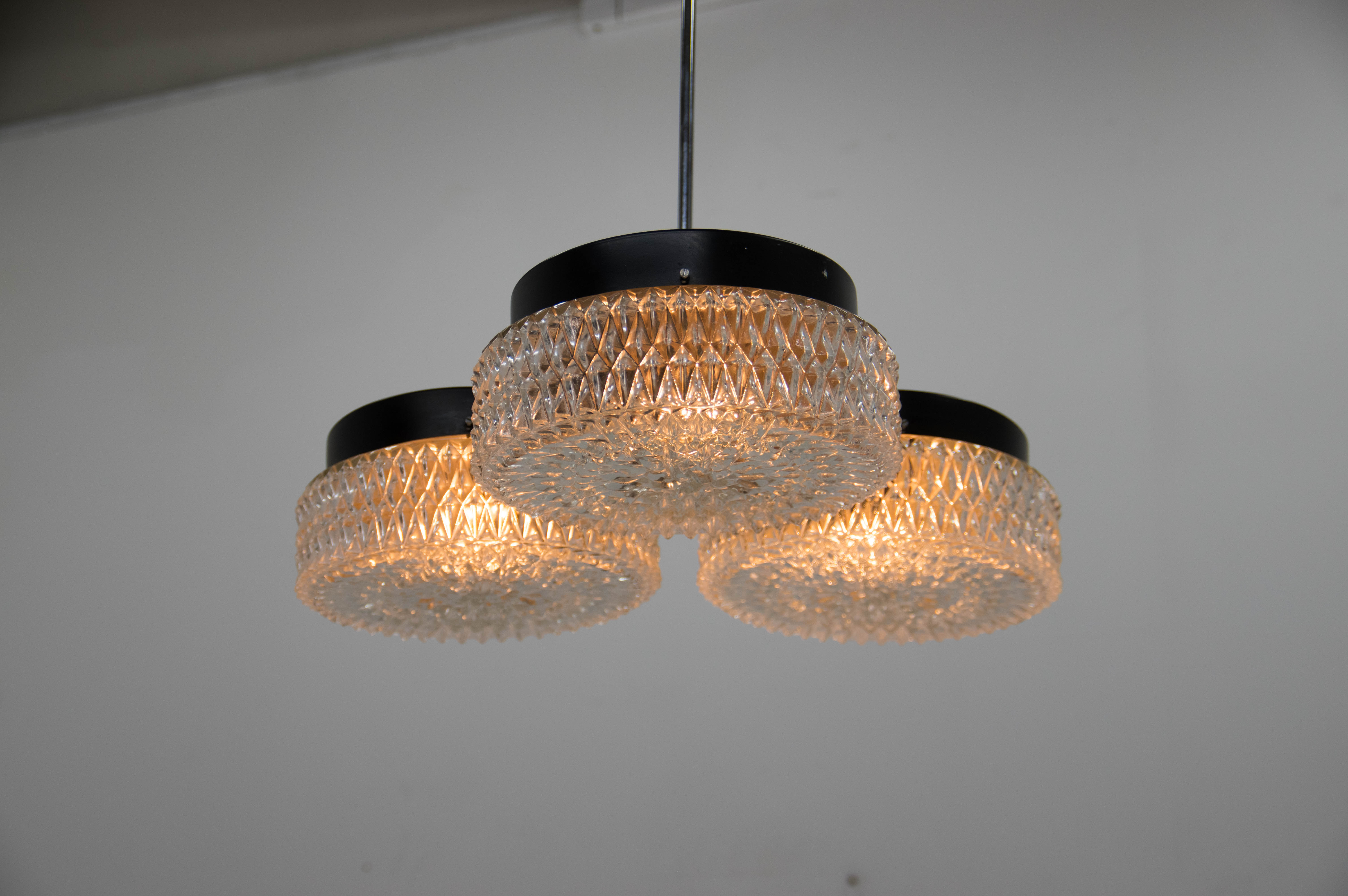Chandelier by Napako, Czechoslovakia, 1960s
