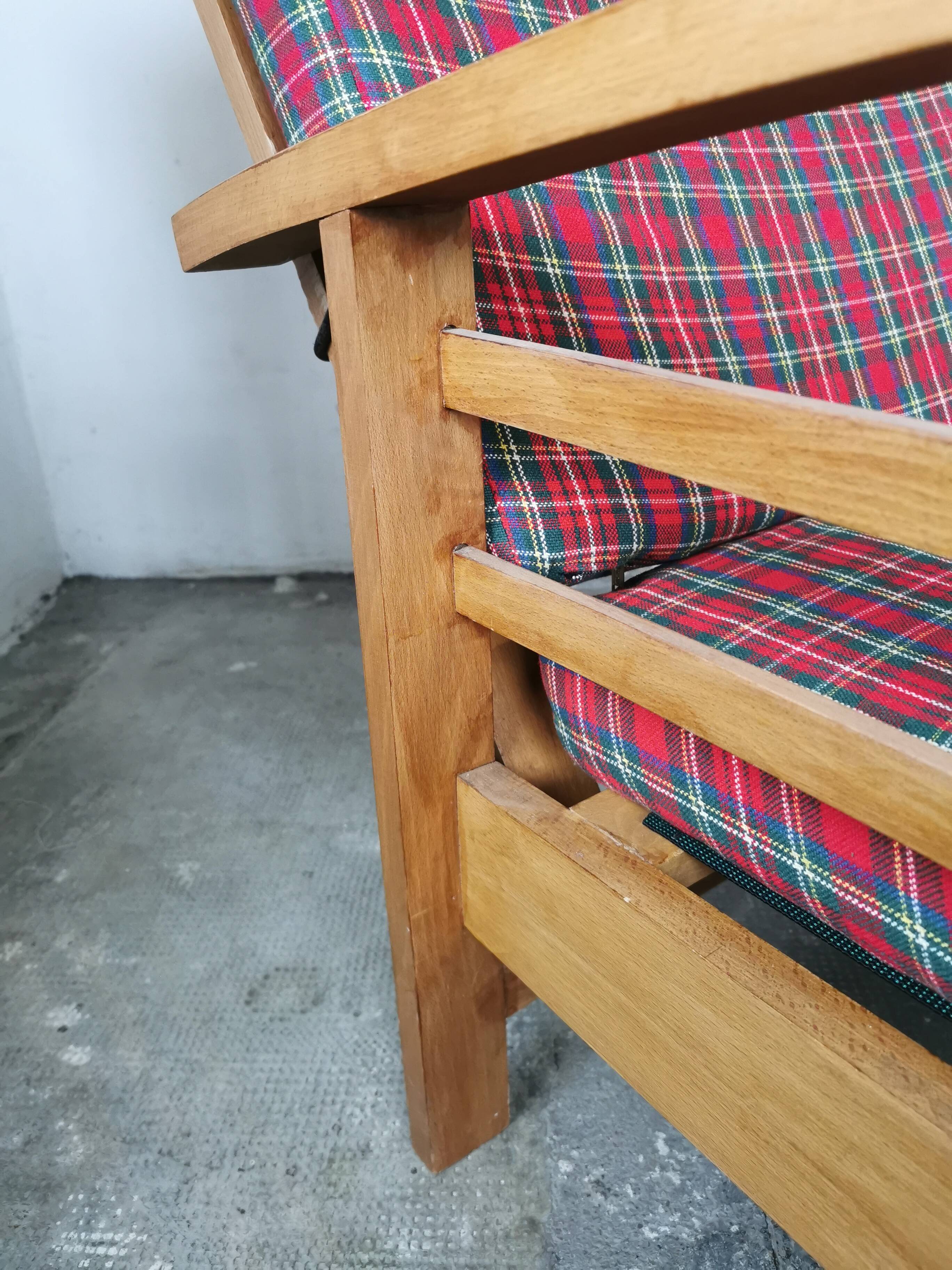 Vintage Scottish reclining armchair 1960s