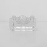 Cendrier sculptural en verre clair, modèle Puzzle, design Bertil Vallien, B