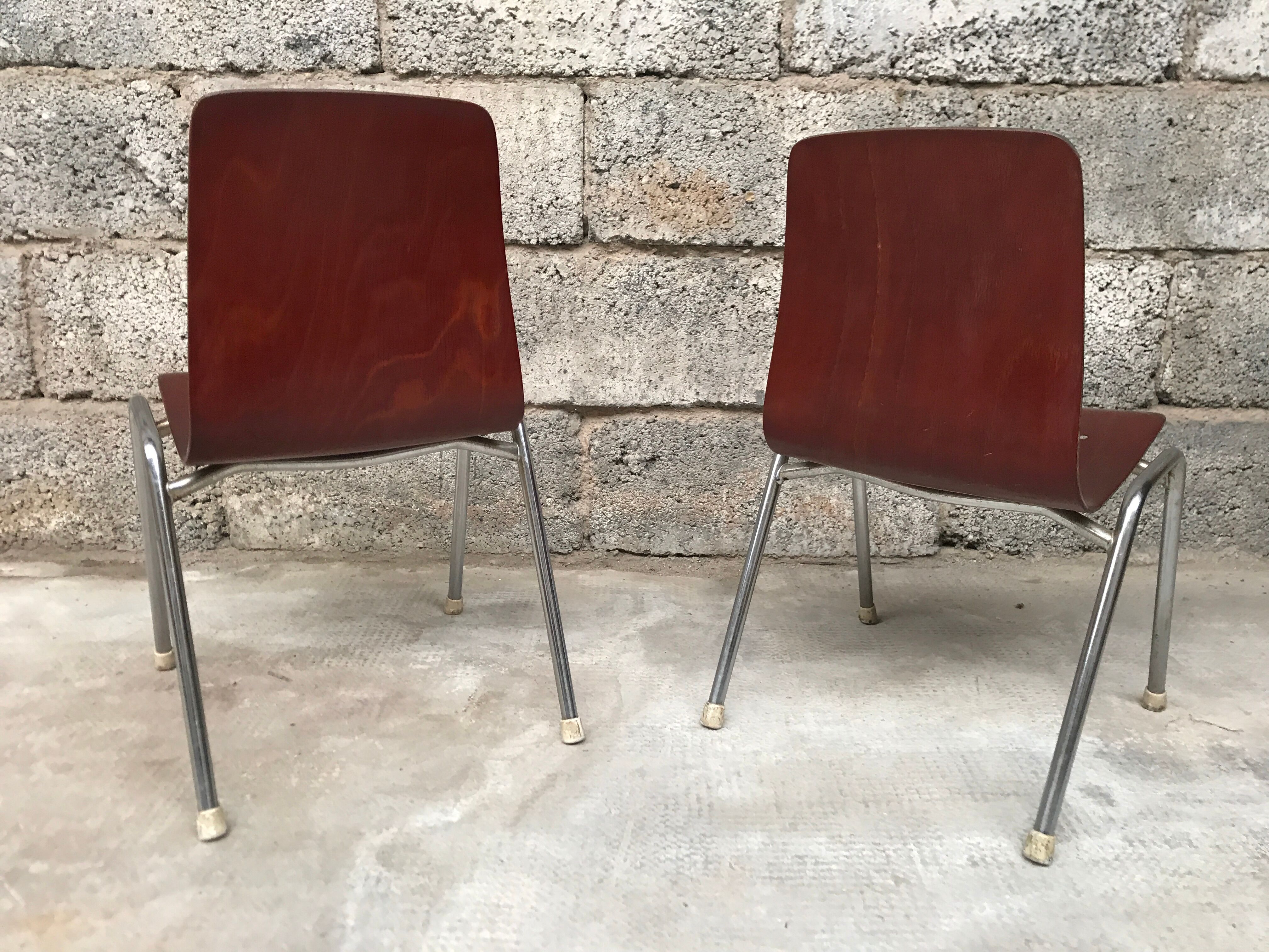 Pair of pagholz child chair