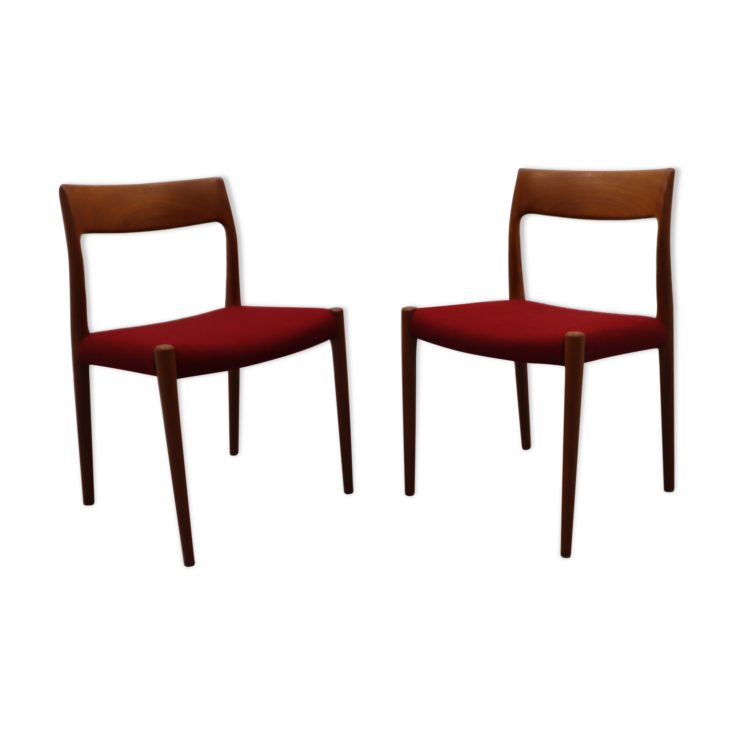 Danish Chairs by Niels Møller for J. L. Møllers, 1960