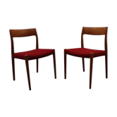 Chaises danoises par Niels Møller pour J. L. Møllers, années 1960