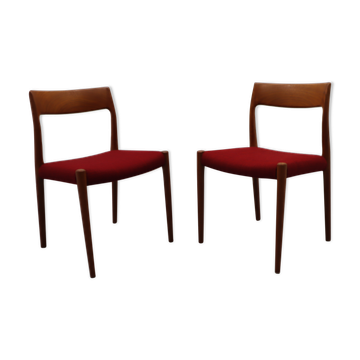 Danish Chairs by Niels Møller for J. L. Møllers, 1960