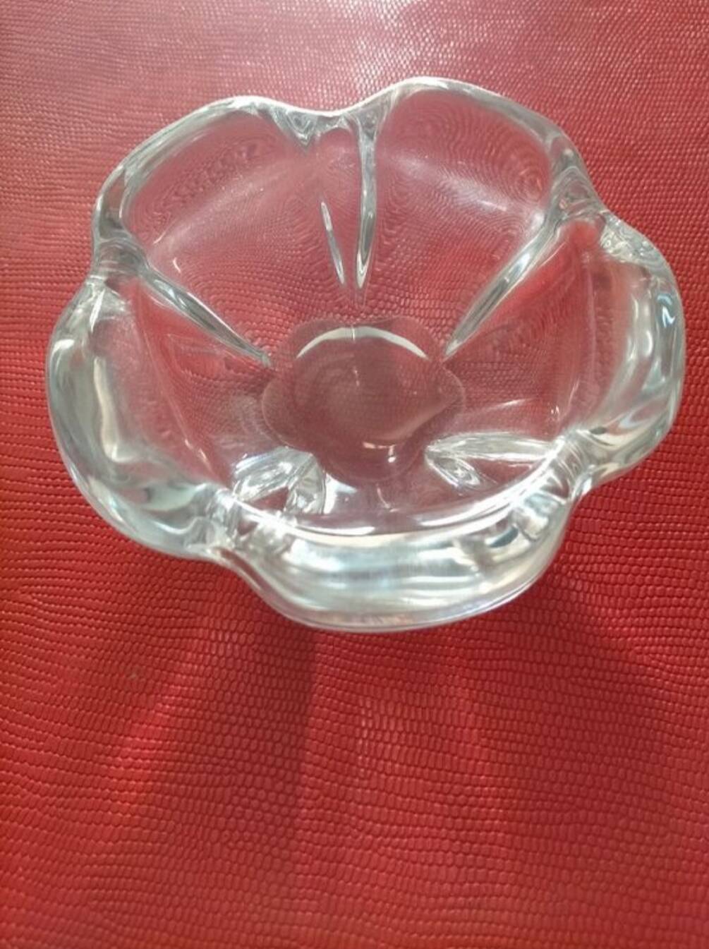 Ashtray / pocket tray Daum France in crystal