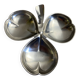 Stainless steel clover aperitif server