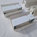 Lot of 5 Vintage Perspex Wall Lights from the 60s and 70s