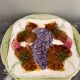 5 assiettes en barbotine