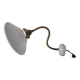 Applique laiton et opaline