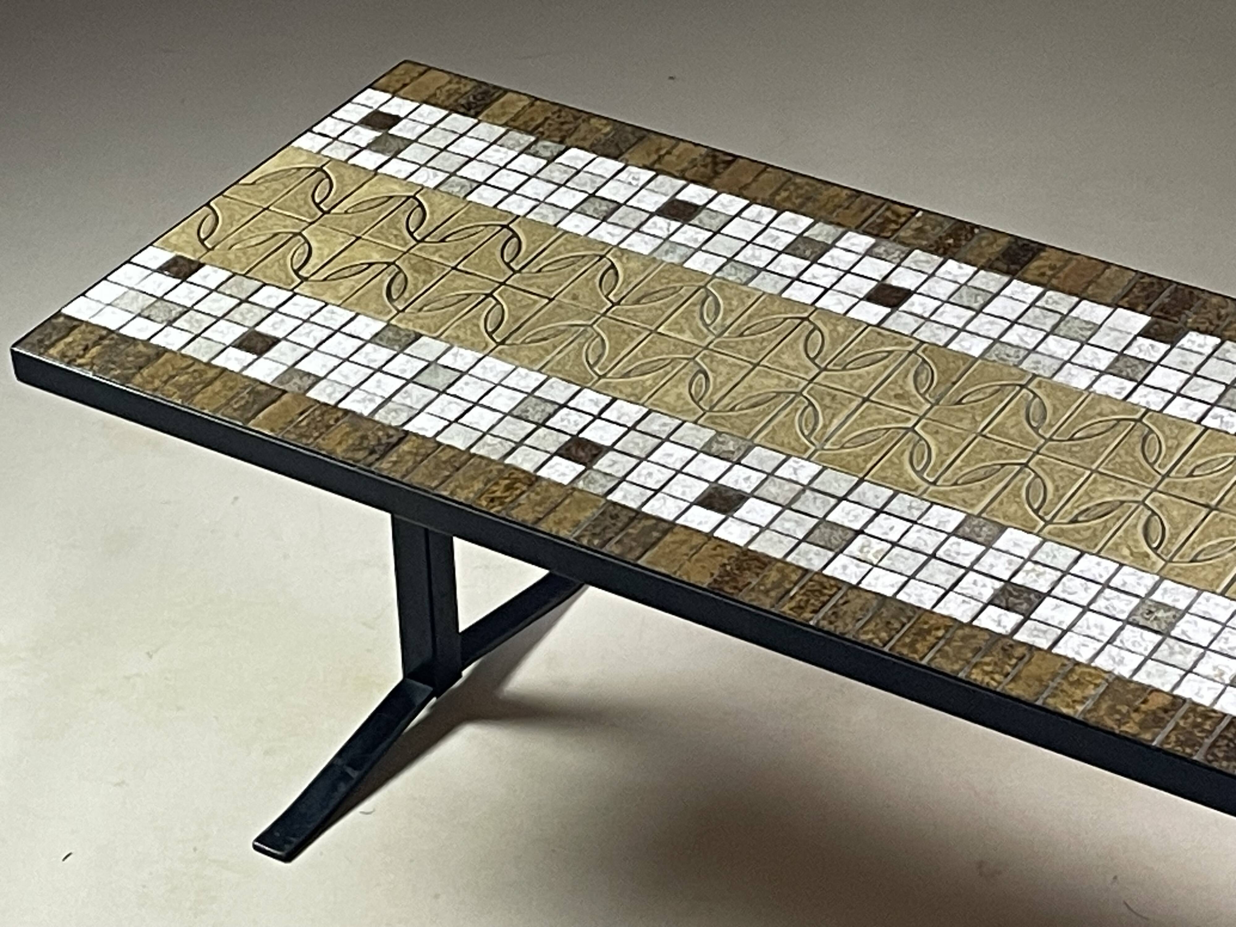 Vintage ceramic coffee table