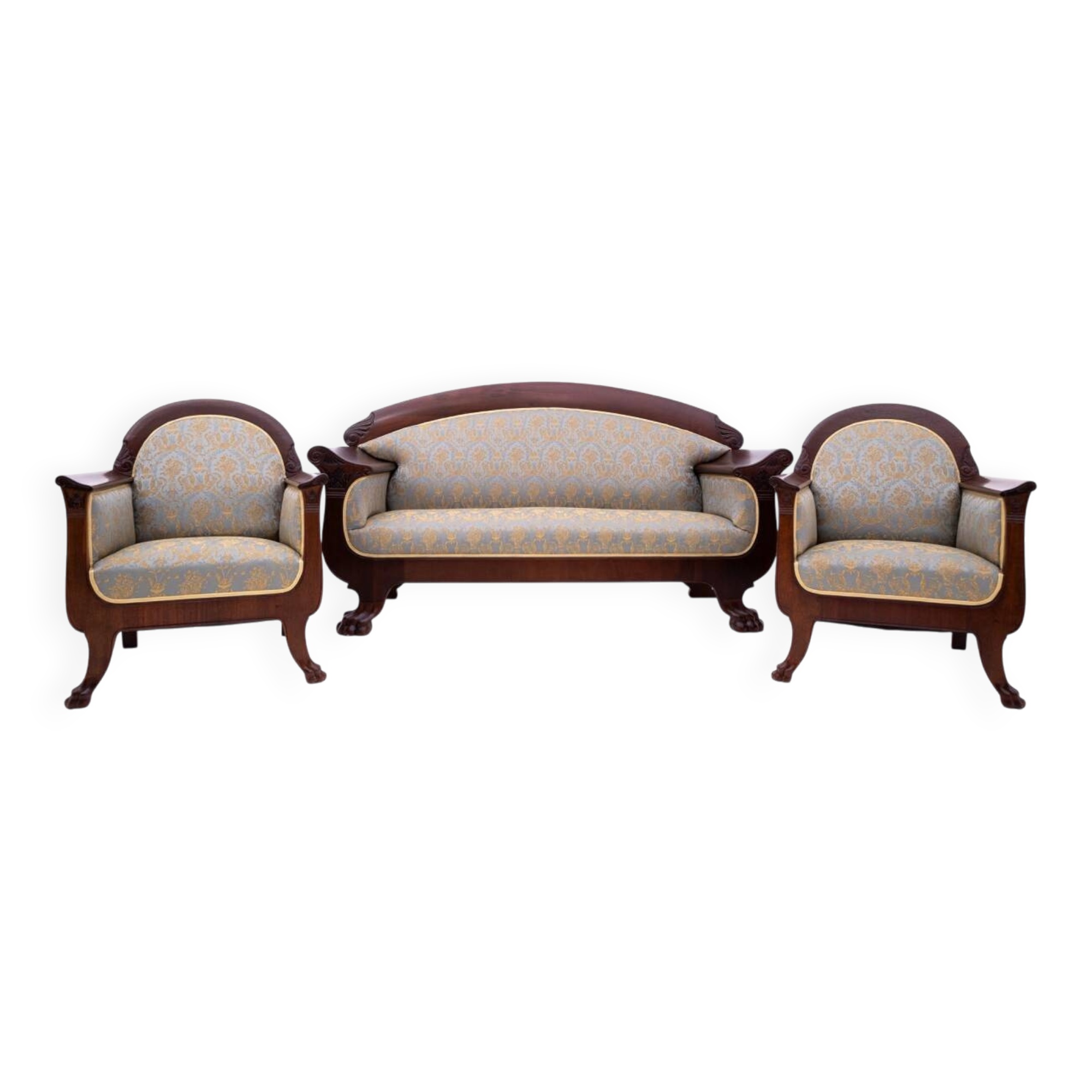 Ensemble de salon Biedermeier, Europe du Nord, vers 1880