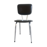 Chaise skaï noir vintage