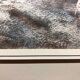 Painting j. garelli winter landscape 01/86 under glass + wood frame