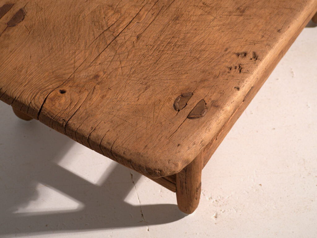 Antique pine coffee table – China, circa 1890