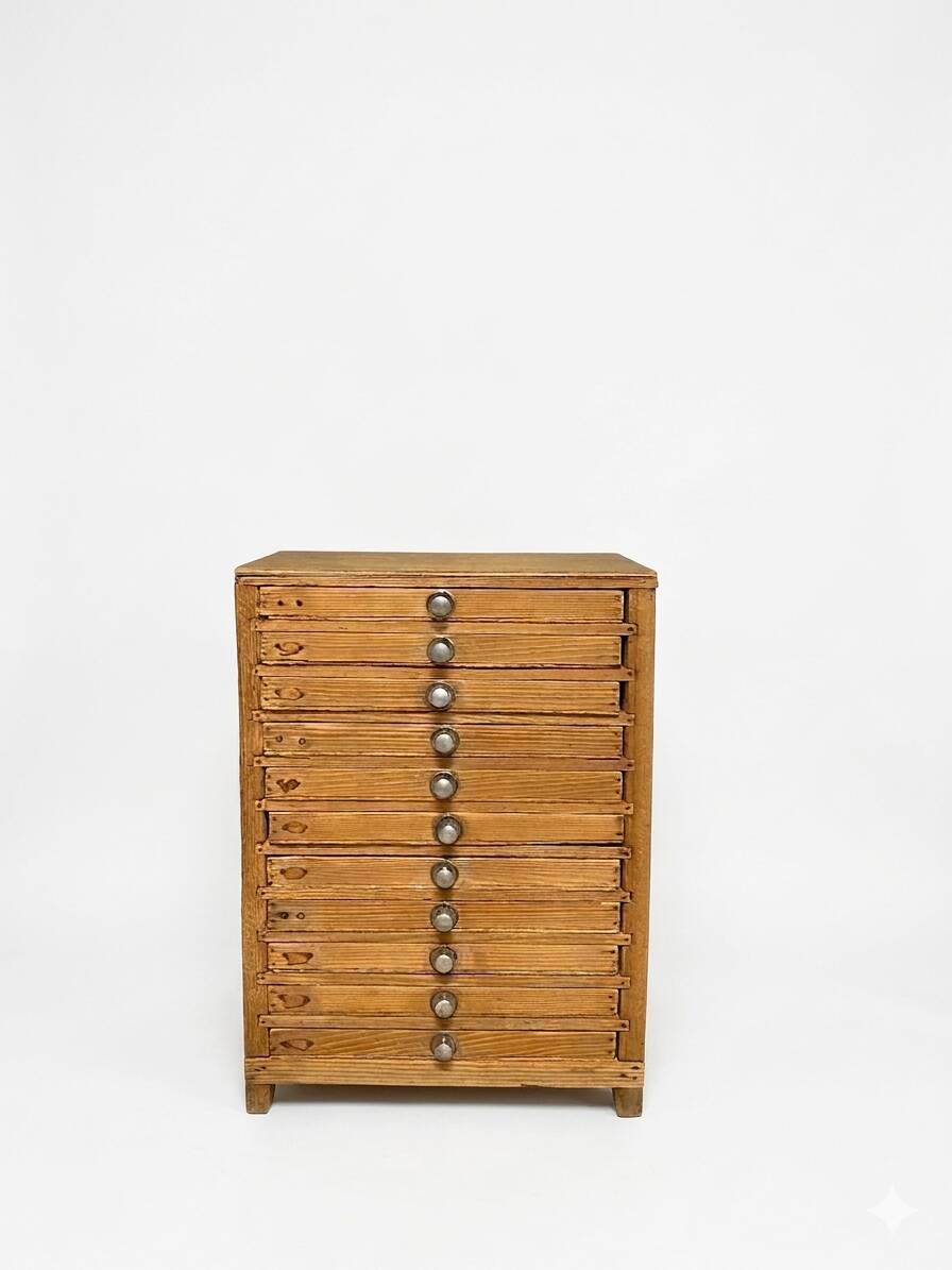 petit meuble à tiroirs d'atelier