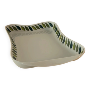 Large dish Upsala-Ekeby Karlskrona, leaf frieze