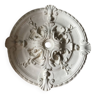 Rosace de plafond en plâtre