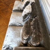 Velvet sofa