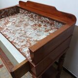 Old wooden and marble dressing table