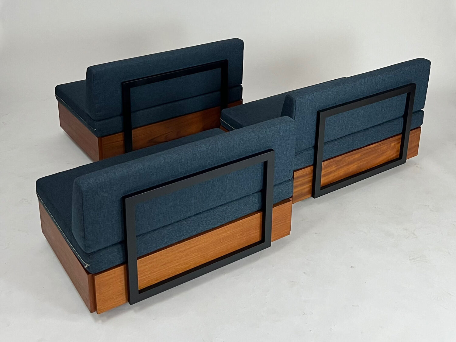Danish teak modular sofa couch by France & Son mid-century design 60s