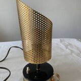 Perforated metal night light.