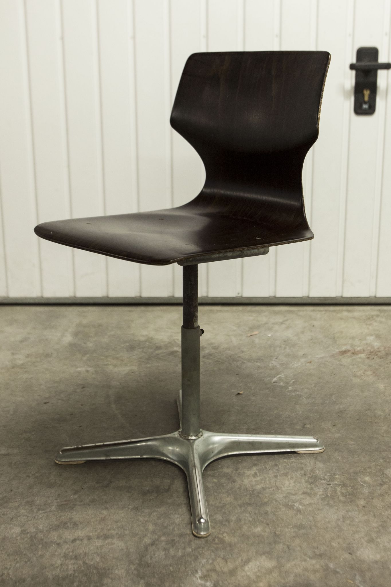 Pair of vintage evolutionary chairs by Adam Stegner for Flötotto Pagholz, 1970