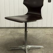 Pair of vintage evolutionary chairs by Adam Stegner for Flötotto Pagholz, 1970