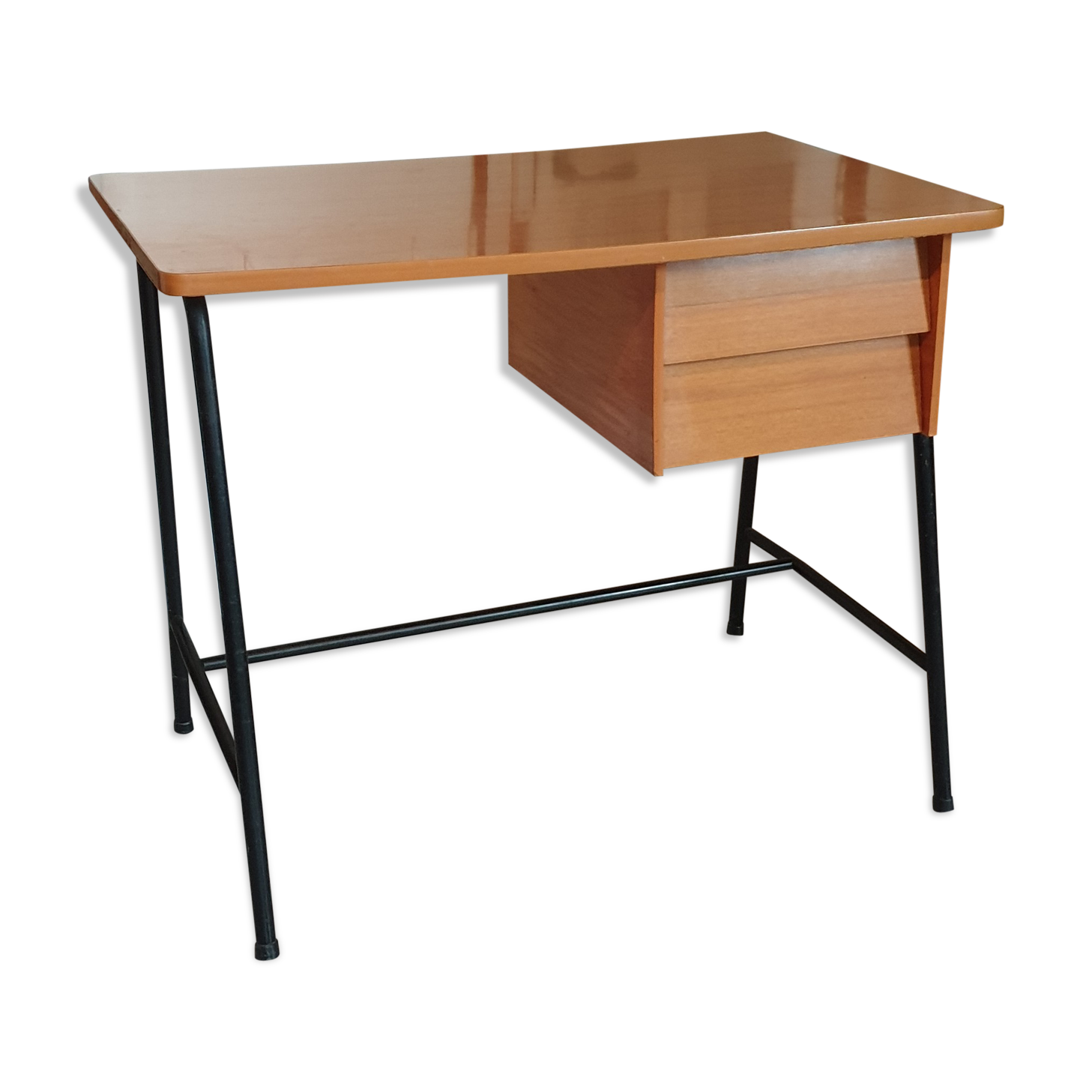 Bureau style moderniste pieds compas