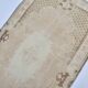 Tapis Oushak vintage aux couleurs douces, référence 3298