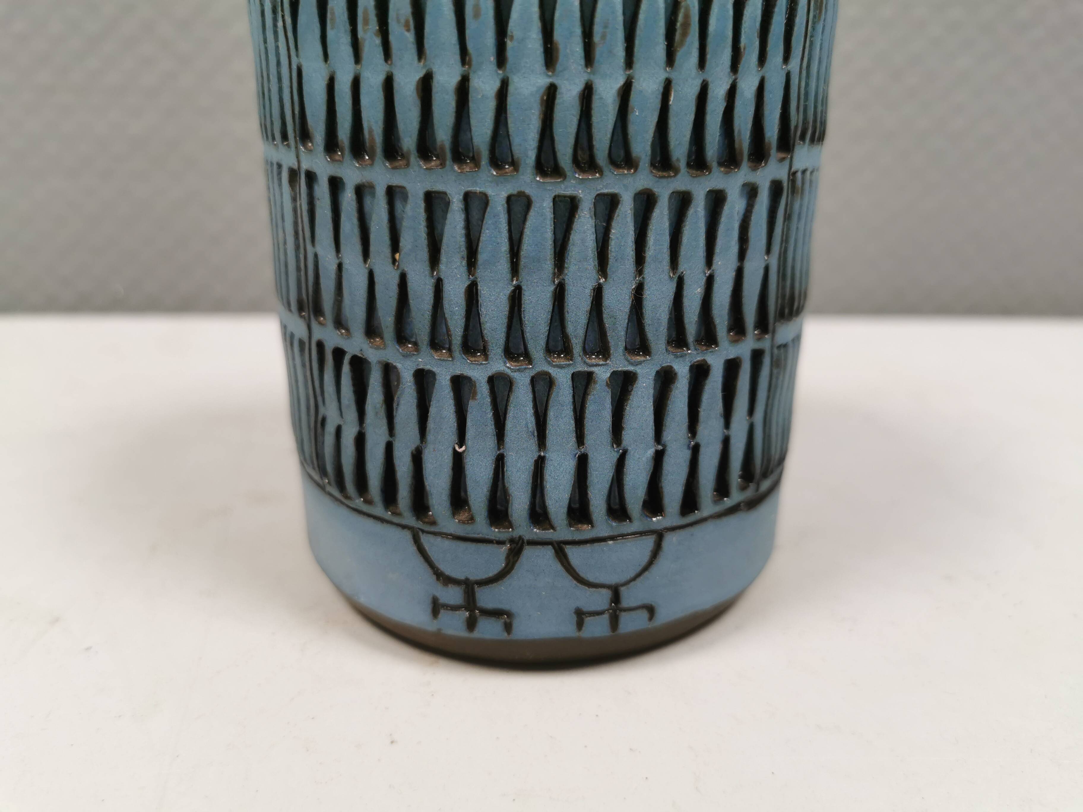 Vase by Tomas Anagrius for Allingsås Ceramics 1960s Sweden.