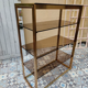 70s glass bookcase