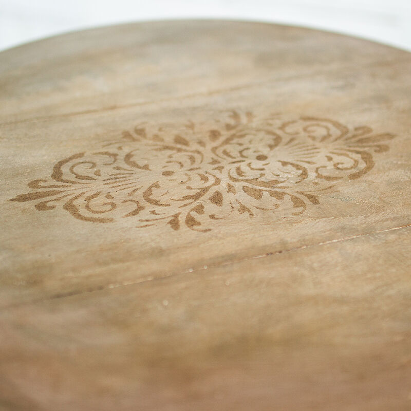 Quadpode pedestal Louis XVI in heter