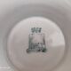 Niederweiler soup bowl in white earthenware bordered gold