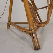 Lampe sur pied en bambou, années 1950