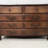 Louis XV chest of drawers in solid oak from the 18th century