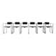 Set of 6 "Seconda 602" Chairs by Mario Botta for Alias, 1980s