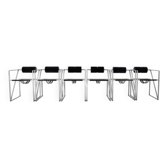 Ensemble de 6 Chaises "Seconda 602" par Mario Botta pour Alias, 1980s