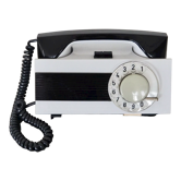Téléphone rotatif « Tesla » des années 1970