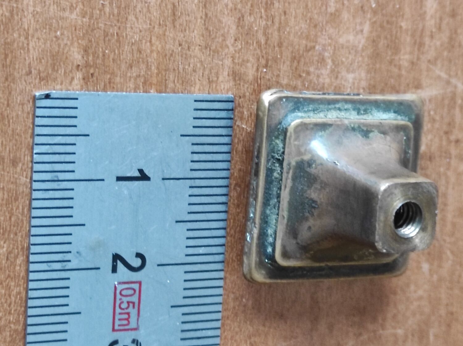 Art Deco style metal furniture handle