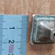 Art Deco style metal furniture handle
