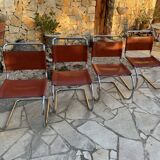 Four design chairs Mies van der Rohe Edition year 80