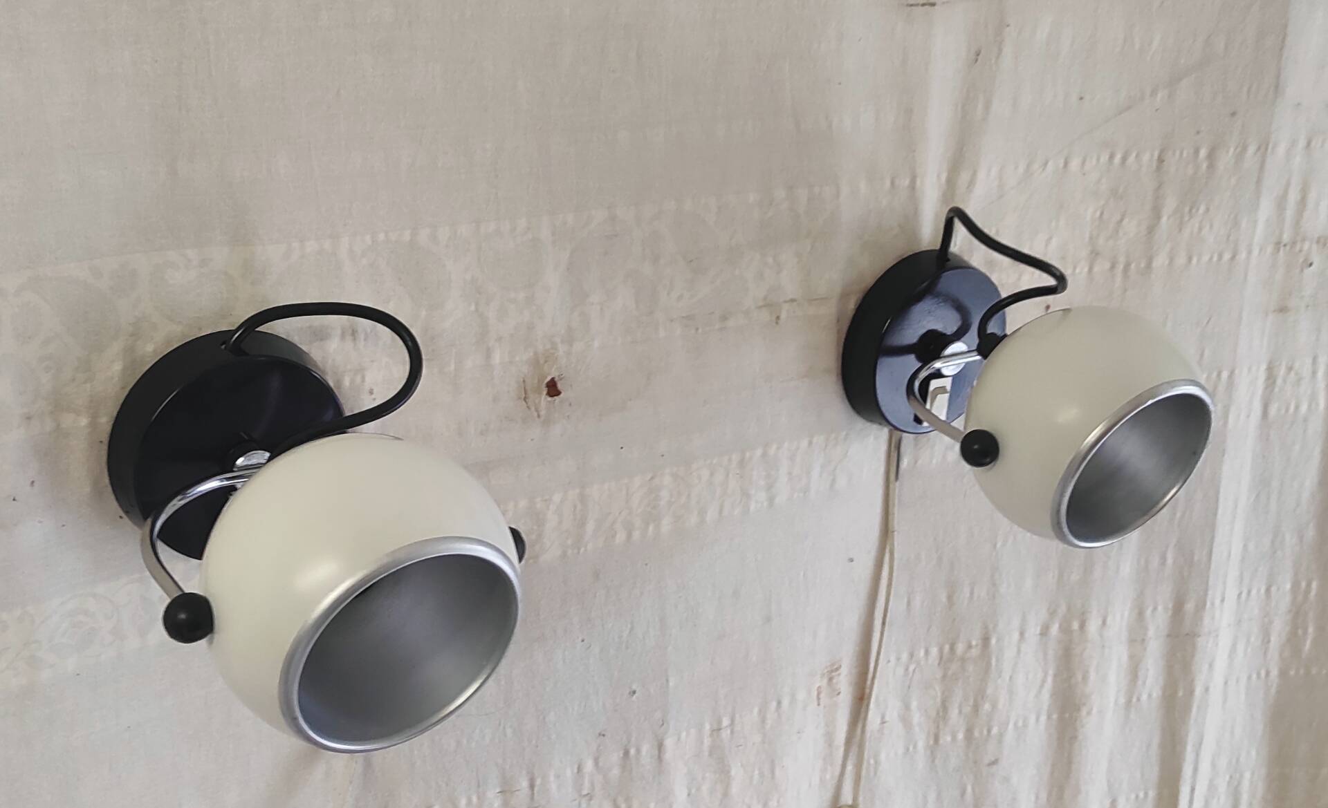 Appliques Eye-ball par Targetti Sankey, années 70