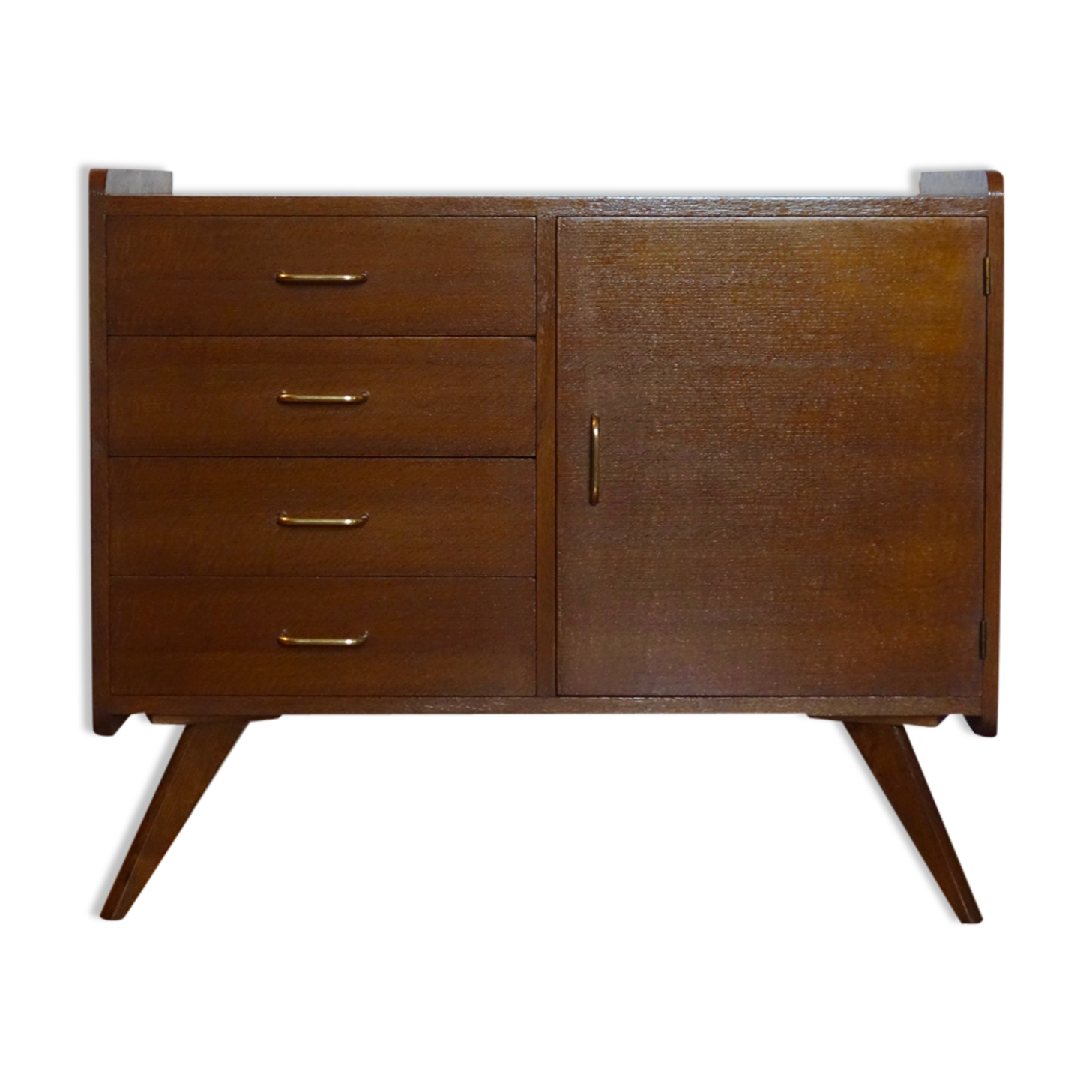 Convenient buffet in oak from the 1950s