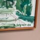 Original Swedish Oil on Canvas – “Milk Shed at Kaga” by Björn Svensk – Signed – Dated 1980 – Vintage & Framed
