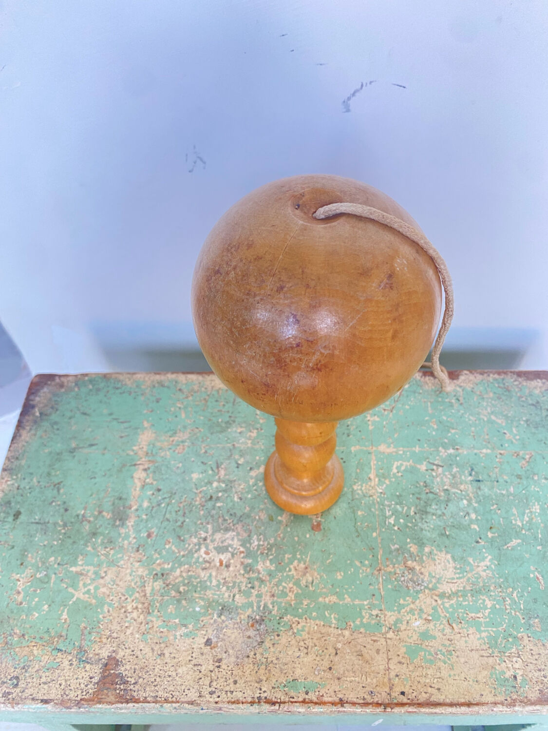 Antique cup-and-ball toy