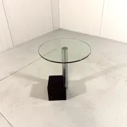Glass & marble side Hank Kwint, Netherlands 1980’s
