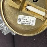 Paire de lampes de table en laiton par Kamenický Šenov, années 1960 / Tchécoslovaquie