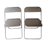 Pair of chairs folded of Giancarlo company 70 years