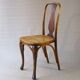 2 Chaises Kohn N°529 ,vers 1910, bistrot ,cannées ,Bois courbé